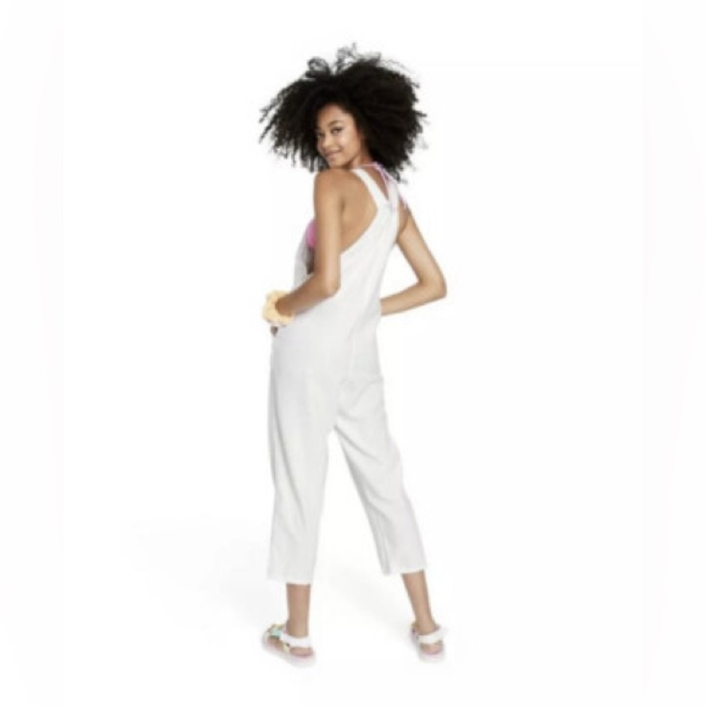 Target x Stoney Clover Brand New (NWT) Linen Blend Overall - White - Picture 3 of 10